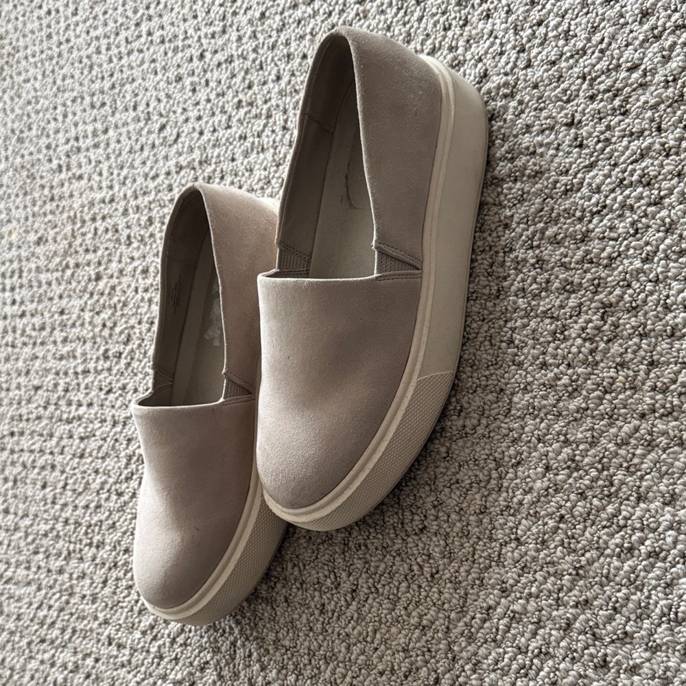 Vince Camuto Tan Slip-On Women's Loafers